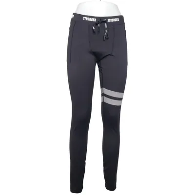 Träningstights (Svart, Vit) från Stronger Elastan, Polyester