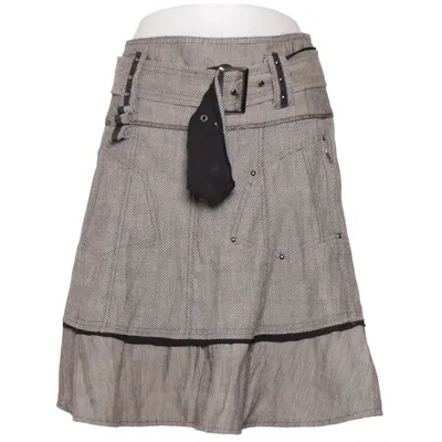 Nederdel (Grå, Sort) fra Xanaka Bomuld, Polyester