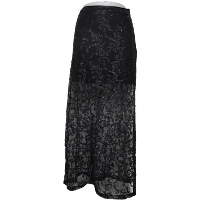 Långkjol (Svart) från Leveté Room Polyester, Viskos