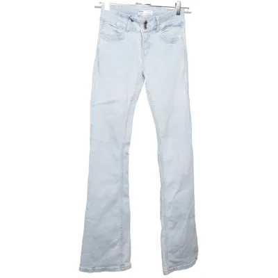 Jeans (Blå) från Bershka Denim Bomull, Elastan