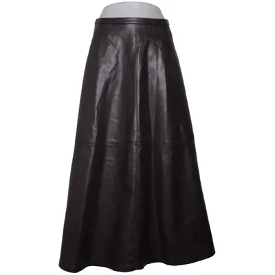 Långkjol (Brun) från H&M Edition Polyester, Polyuretan