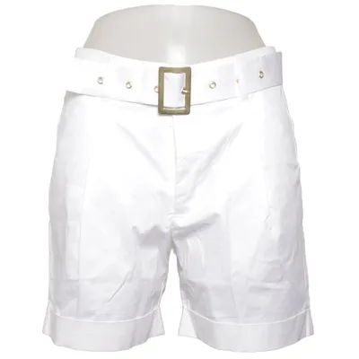 Shorts (Vit, Guldfärgad) från Sara Kelly by Ellos Bomull, Elastan