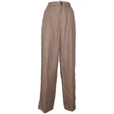 Byxor (Brun, Flerfärgad) från Zara Polyamid