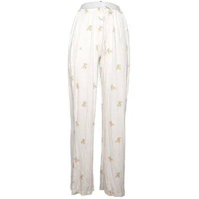 Pyjamasbyxor (Brun, Beige) från Gina Tricot Elastan, Viskos