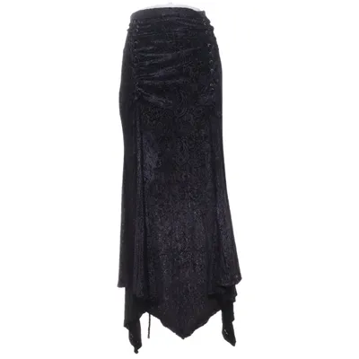 Kjol (Svart) från Killstar Elastan, Nylon, Polyester