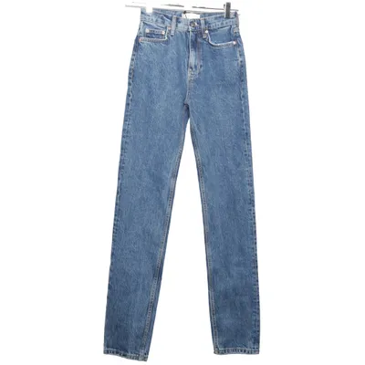 Jeans (Blå) fra Nicki Studios x Gina Tricot Bomuld, Elastan