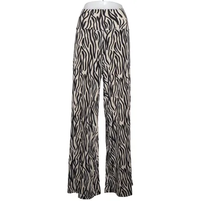 Pantalon patte d'éléphant (Beige, Noir) de Indiska Élasthane, Viscose