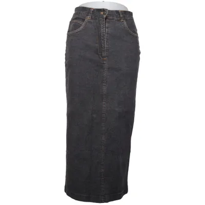 Denim skirt (Gray) from Casual Woman Cotton, Elastane