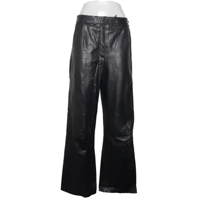 Pantalon en cuir (Noir)