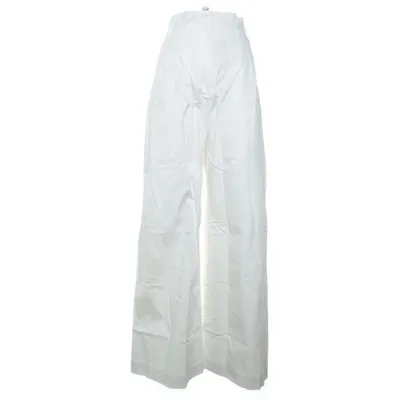 Palazzo pants (White) from St.Agni Organic cotton, Elastane