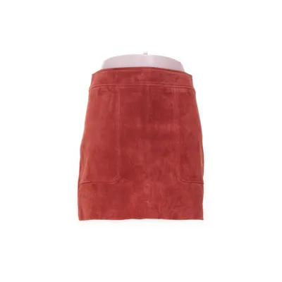Leren rok (Oranje) van H&M Premium Quality Suède, Polyester