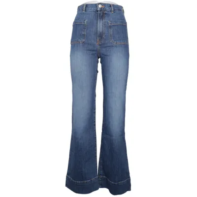 Jeans (Blå) fra Jeanerica Jeans & Co Elastan, Økologisk bomuld, Genanvendt polyester