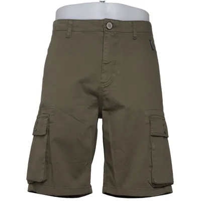 Shorts cargo (Vert) de Recolution Coton biologique, Élasthane
