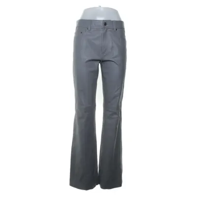 Læderbukser (Grå) fra H&M Læder, Viscose
