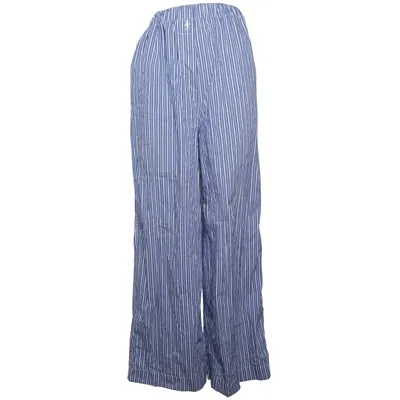 Pyjamahose (Blau, Weiß) von The Frankie Shop Baumwolle, Polyamid, Polyurethan
