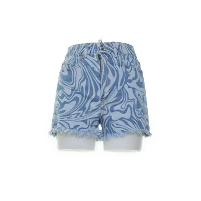 Denim shorts (Blauw) van Divided by H&M Katoen, Elastaan