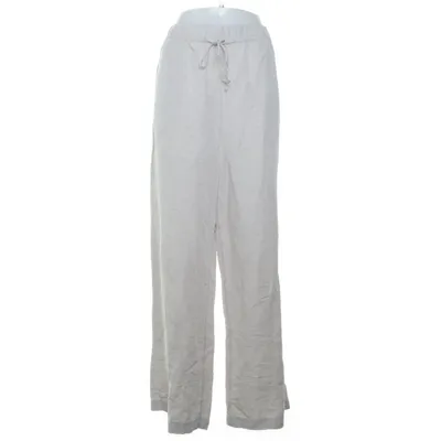 Palazzobyxor (Vit) från H&M Linne, Polyester, Viskos