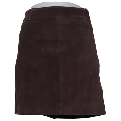 Läderkjol (Mini Suede Skirt) från NA-KD Skinn, Polyester, Mocka