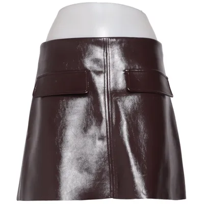 Kjol (Brun) från H&M Edition Polyester, Polyuretan