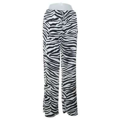 Palazzobyxor (Svart, Vit) från Bik Bok Återvunnen polyester