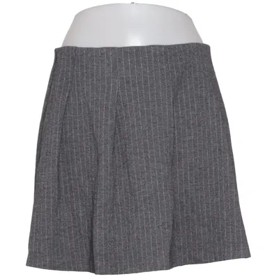 Nederdel (Grå) fra H&M Elastan, Polyester, Viscose