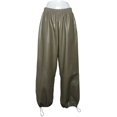 Vinyl pants (Green) from Gina Tricot Polyester, Polyurethane