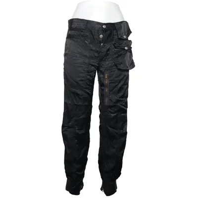 Cargo broek (Zwart) van Evisu Katoen, Viscose