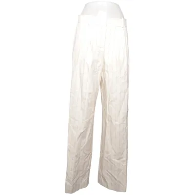Kostymbyxor (Beige) från Sézane Linne, Polyester, Återvunnen bomull