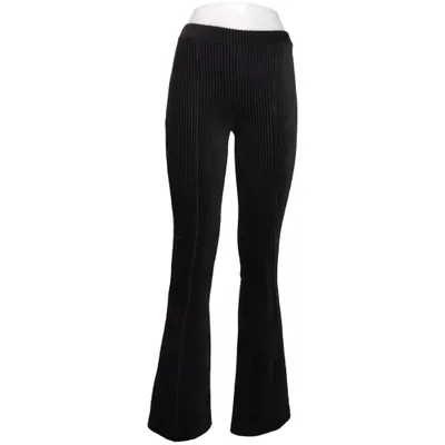 Corduroy pants (Black) from H&M Trend Cotton, Polyester, Elastane