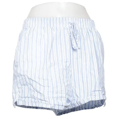 Pyjamashorts (Blauw, Wit) van Lounge Katoen