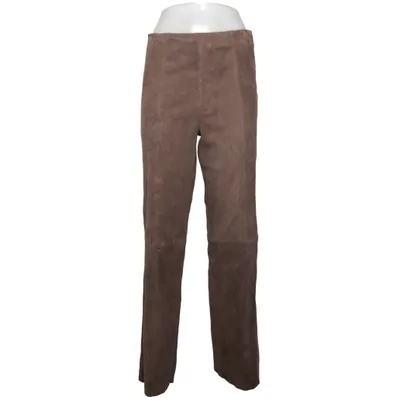 Pantalon en cuir (Marron) de YAS Cuir