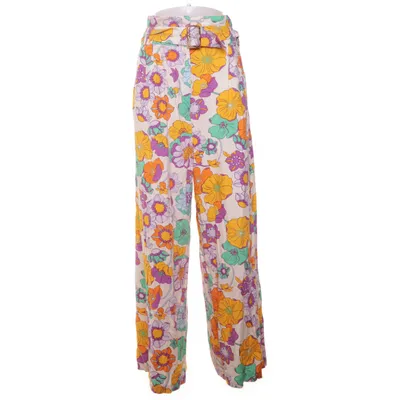 Jakkesætsbukser (Hvid, Flerfarvet) fra ASOS Design Linned, Polyester, Viscose
