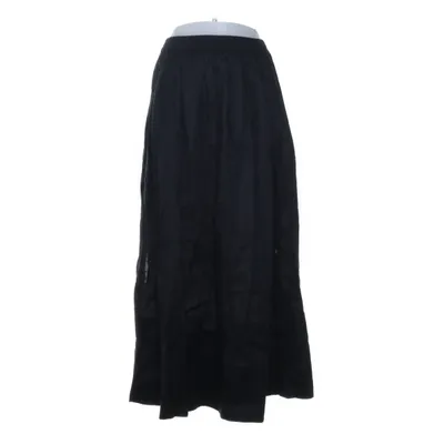 Maxi skirt (Black) from Arket Linen, Polyamide