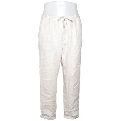 Pantalon (Beige) de Mango Coton, Lin