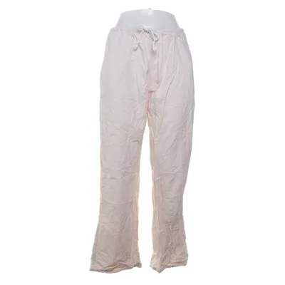 Byxor (Rosa, Vit) från Brandy Melville Bomull