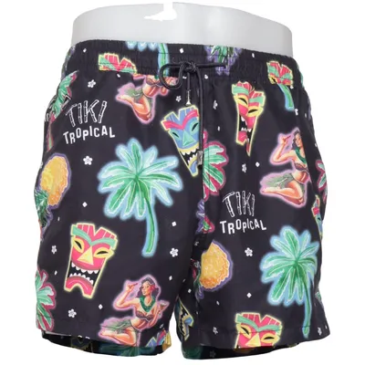Badshorts (Svart, Flerfärgad) från Nikben Polyester