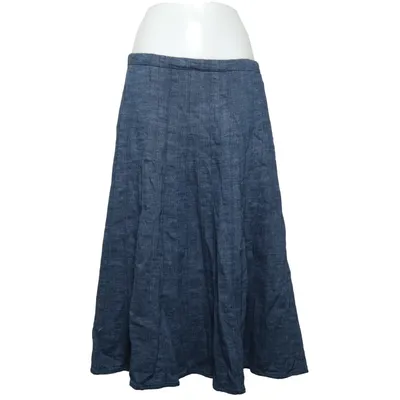 Palazzo pants (Blue) from Massimo Dutti Cotton, Linen