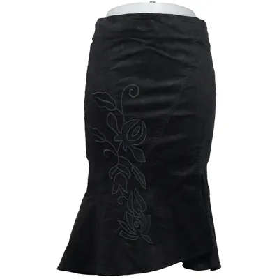 Rock (Schwarz) von With Jéan Baumwolle, Elasthan, Polyester
