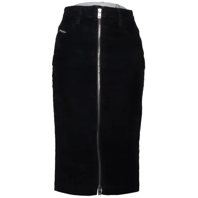 Jupe (Noir) de Diesel Industry Coton, Élasthane, Viscose
