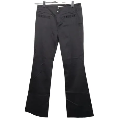 Pants (Black) from Et Vous Cotton, Polyurethane