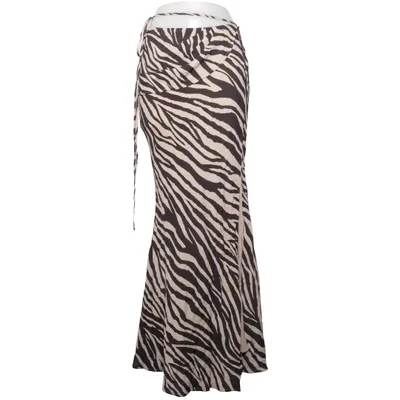 Maxi rok (Zwart, Beige) van Adoore Viscose