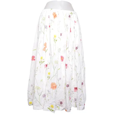 Kjol (Vit, Flerfärgad) från H&M Bomull