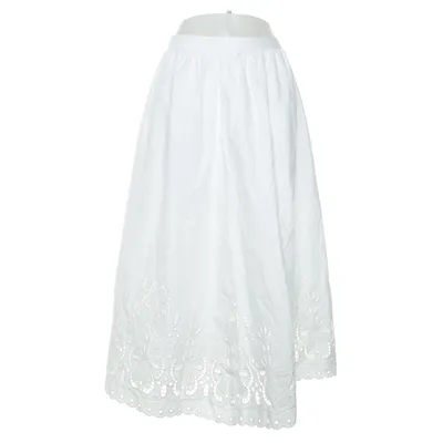Rok (Brodeire Anglaise Midi Skirt) van NA-KD Katoen