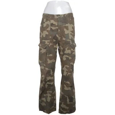 Cargobyxor (Grön, Brun, Beige) från Bershka Bomull