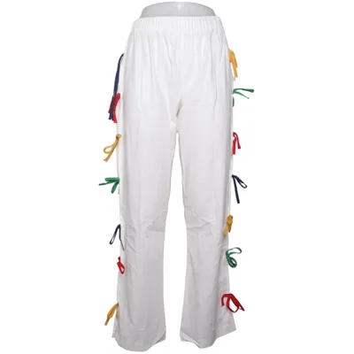 Palazzobyxor (Vit) från BAZ Bomull