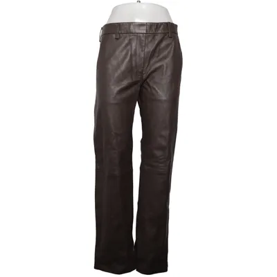 Læderbukser (Brun) fra H&M Edition Læder