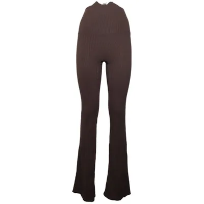Legging (Marron) de Exercere Coton, Élasthane