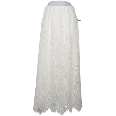 Kjol (Vit) från Bubbleroom Bomull, Polyamid, Polyester