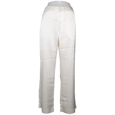 Byxor (Beige) från Djerf Avenue Acetat, Återvunnen polyester