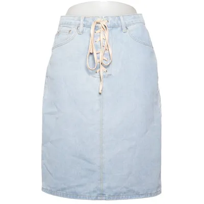 Jeansnederdel (Blå) fra PrettyLittleThing Bomuld, Polyester